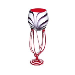 Jozefina 01057500.F63, 20-Inch High Spider Glass Vase, EA