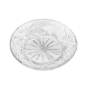 Neman S9484-X, 4-3/4-Inch Saucer, 24% Lead Crystal Dessert Plate, EA