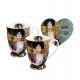 Carmani CR-532-0810, 12 Oz Porcelain Cups with G. Klimt's 