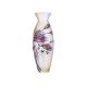 Victoria Bella 9725/510/FL 20-Inch High Glass Vase. Pattern: Flower On Lilac