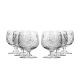 Neman Crystal GB5290-X, 11 Oz Lead Crystal Brandy Glasses on Short Stem, Set of 6