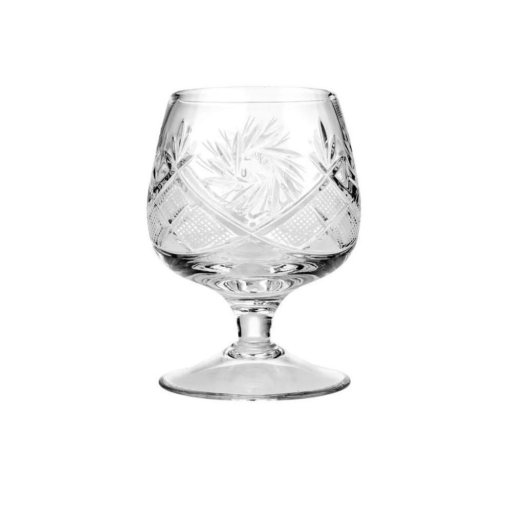 Neman 7' TM5290/221 Brandy Snifter Glass, Hand-Cut Crystal Glass Set,  6EA/SET
