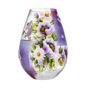 Victoria Bella 9584/370/PL, 15-Inch High Glass Vase with 