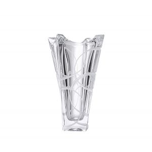 Aurum Crystal AU60338 12-inch Quadron Crystal Vase, EA
