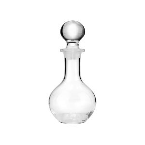 Neman Crystal D3109-X, 16.5 Oz Glass Vodka Decanter with Stopper, EA