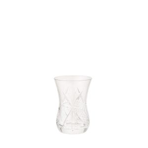 Neman Crystal GS8845/124-X, 5 Oz Lead Crystal Turkish Tea Glasses, Set of 6