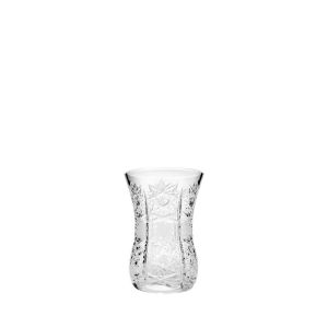 Neman Crystal GS884518-8 5 Oz. Lead Crystal Turkish Tea Glass. Set of 6.