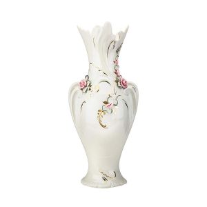 Quality Import GU12, 12-Inch Ukrainian Decorative Flower Vase, EA