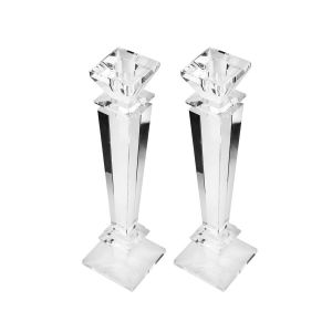 Quality Import QCH1006L-A, 11-Inch Candle Holders, Set of 2
