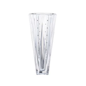 CB S006-711, 14-Inch H Lead Free Crystal Vase Inlaid with Swarovski Crystals, EA