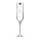 Bohemia Crystal 40860/200/S1523, 6 Oz Champagne Flutes 