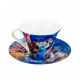 Carmani CR-190-0305, 8 Oz Cup and Saucer Set with A. Levin 