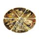 Carmani CR-198-7030 15x15-inch Gustave Klimt Decorative Glass Plate, EA