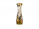 Victoria Bella 10253/500/ABR, 20-Inch High Glass Vase with Pattern: Beige with Rhinestones Abstract, EA