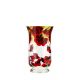 Victoria Bella 6487/300/FR 12-inch Height Falling Red Rose Glass Vase, EA