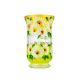 Victoria Bella 6487/400/WC 16'' Height Glass Vase. Pattern: Wreath of Camomiles