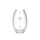 Victoria Bella 6578/260/RS, 11-Inch High Glass Vase with Rhinestones, EA