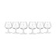 Popov 440190-035, 14-1/2 Oz Brooch Swarovski Jeweled Brandy Glasses w/ Rhinestones, Set of 6
