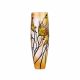 Victoria Bella 7124/400/FB, 16-Inch High Glass Vase with Pattern: Decorative Flower Beige, EA