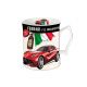 Carmani CR-016-7105, 16 Oz Porcelain Mug with Ferrari F12 Print Design, EA