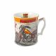 Carmani CR-016-6009, 16 Oz Porcelain Mug in Metal Moneybox woth YAMAHA Motorbike Print, EA
