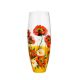 Victoria Bella 7518/500/PR 20'' Height Glass Vase. Pattern: Poppy Red