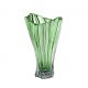 Aurum Crystal AU52041, 12'' Height 'Plantica' Green Crystal Vase, Decorative Hand-Crafted Flower Jar, EA
