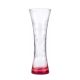 Crystalex LOVE 7.5-Inch Crystal Clear Decorative Flower Vase with a Romantic Heart Pattern, EA