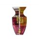 Victoria Bella 9546/300/CHO 12'' Height Glass Vase. Pattern: Chocolate Ornament