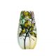 Victoria Bella 9548/300/ALG 12-Inch High Leaf Abstract Green Background Glass Vase, EA