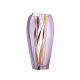 Victoria Bella 9548/315/AL 12'' Height Glass Vase. Pattern: Abstract of Lilac
