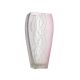 Victoria Bella 9548/315/SR 12'' Height Glass Vase. Pattern: Silver Rain