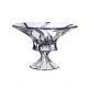 Aurum Crystal AU51767, 12'' Diameter 'Oklahoma' Crystal Clear Round Footed Bowl, Candy Vase, EA