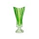 Aurum Crystal AU52042 16-inch Height Plantica Crystal Green Footed Vase, EA