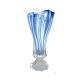 Aurum Crystal AU52047 16-inch Plantica Sprayed Blue Footed Vase, EA