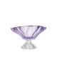 Aurum Crystal AU52148 13-Inch Plantica Sprayed Crystal Purple Footed Bowl, EA