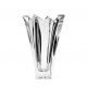 Aurum Bohemia Crystal AU60332, Vase Quadron, 12-Inch H Decorative Clear Crystal Flower Vase, EA