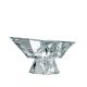 Aurum Crystal AU60401 13x10-inch Angles Crystal Footed Bowl, EA