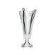 Aurum Crystal AU60429 15-inch Height Quadron Crystal Top Footed Vase, EA