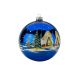 Winter Landscape 4.7-Inch Christmas Tree Ball, Hand-Painted Decorative Cristmas Ornaments, Individually Packed Home Decor Appliance, Gift Idea