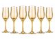Honey 6.5-Ounce Champagne Flutes, Set of 6