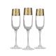 Versailles GS13903, 6 Oz Champagne Glass Flutes, Set of 3