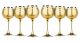 Golden Liberty 11-Ounces Crystal Wine Glasses, Set of 6
