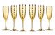 Golden Liberty GS14369, 6-Ounces Crystal Champagne Flutes, Set of 6