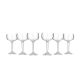 Bohemia Crystal Q127999, 6.5 Oz Clear Martini Glasses, Set of 6