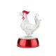 Quality Import R434, 5-Inch Illuminated Rooster on 3-Inch dia. Stand, EA