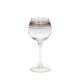 Crystal Goose TL31-1689, 7.1 Oz Wine Glasses on Long Stem, Set of 6