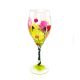 Victoria Bella TM10457/SM, 12.5 Oz Summer Mood Decorative Wine Glasses, Set of 2