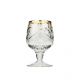 Neman Crystal WG5290-35G-X, 1 Oz Sherry Wine Shot Glasses, Set of 6