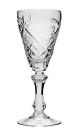 Neman Crystal WG6997-X, 2.75 Oz Lead Crystal Shot Vodka Glasses on a Stem, Set of 6